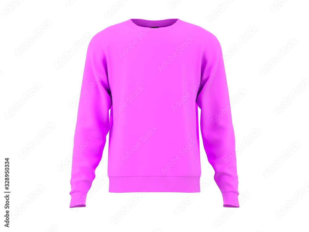Pull col rond rose